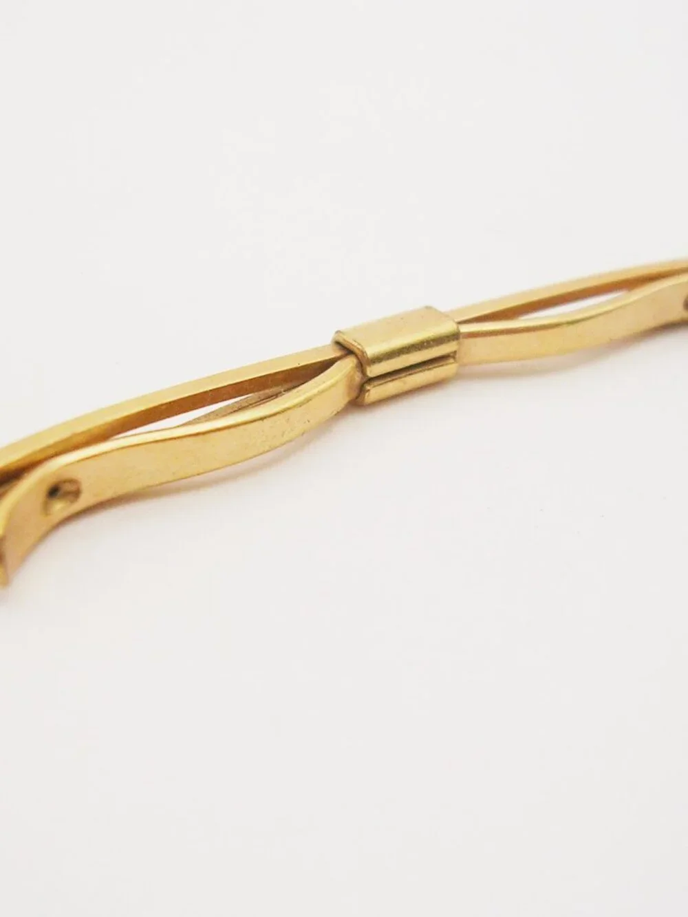 Classic Art Deco Collar Bar slide on style vintage Man's Formal Suit Accessory